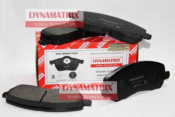 Dynamatrix DBP1621 Brake Pad Set, disc brake DBP1621