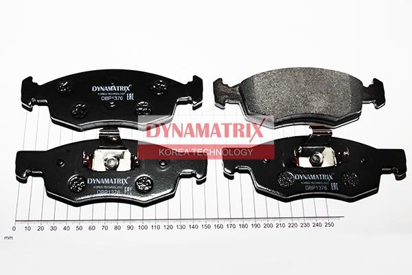 Dynamatrix DBP1376 Brake Pad Set, disc brake DBP1376