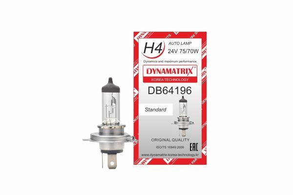 Dynamatrix DB64196 Halogen lamp 24V H4 75/70W DB64196