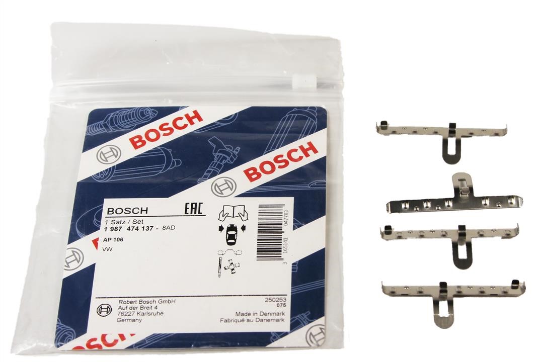 Brake pad fitting kit Bosch 1 987 474 137