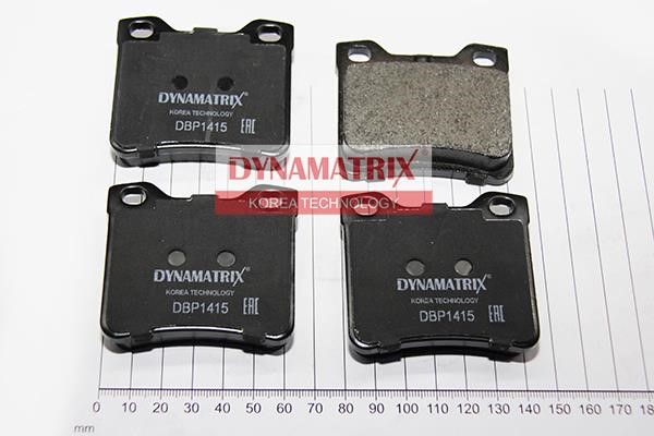 Dynamatrix DBP1415 Brake Pad Set, disc brake DBP1415