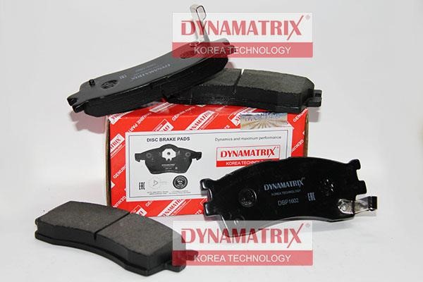 Dynamatrix DBP1602 Brake Pad Set, disc brake DBP1602