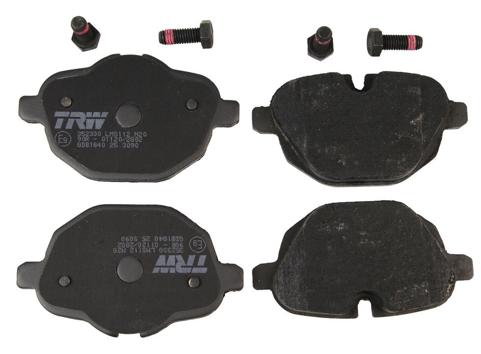 TRW GDB1840 TRW COTEC disc brake pads, set GDB1840