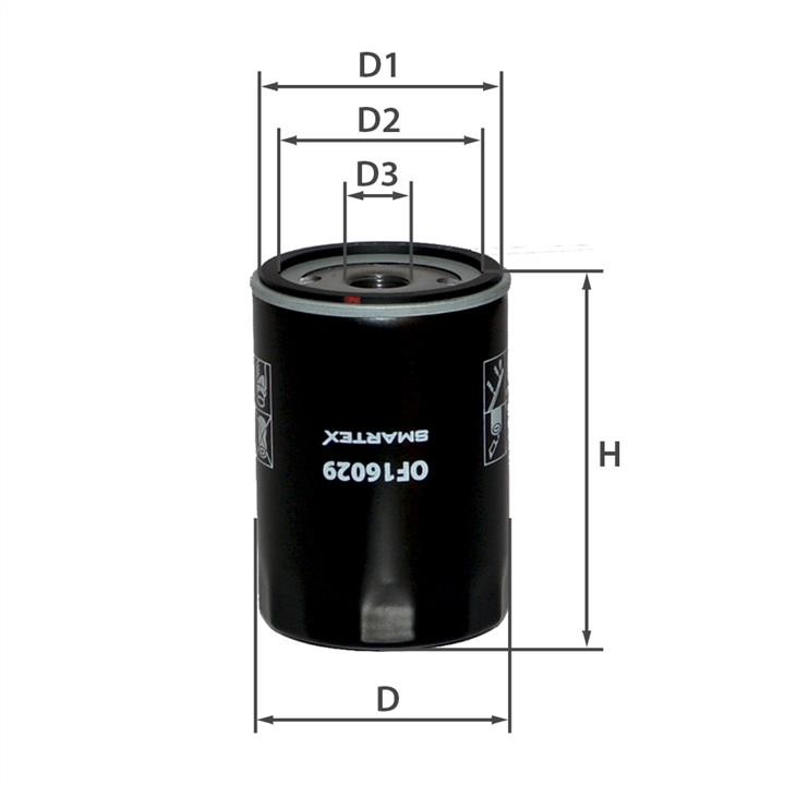 Smartex OF16029 Oil Filter OF16029