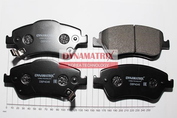 Dynamatrix DBP4046 Brake Pad Set, disc brake DBP4046