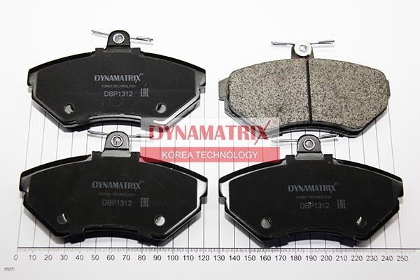 Dynamatrix DBP1312 Brake Pad Set, disc brake DBP1312