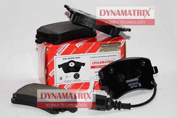 Dynamatrix DBP1644 Brake Pad Set, disc brake DBP1644