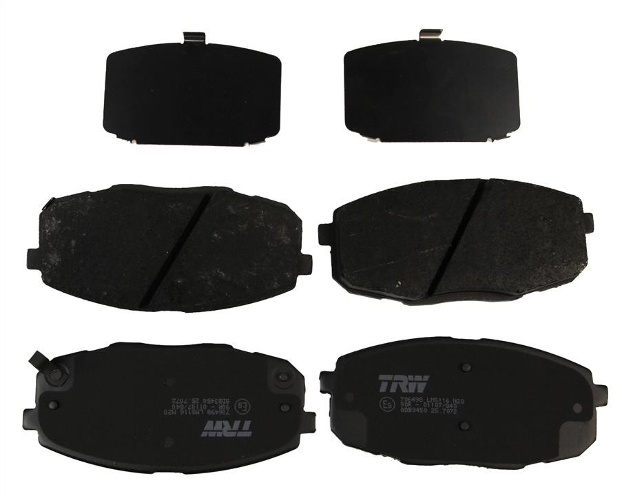 TRW GDB3450 TRW COTEC disc brake pads, set GDB3450