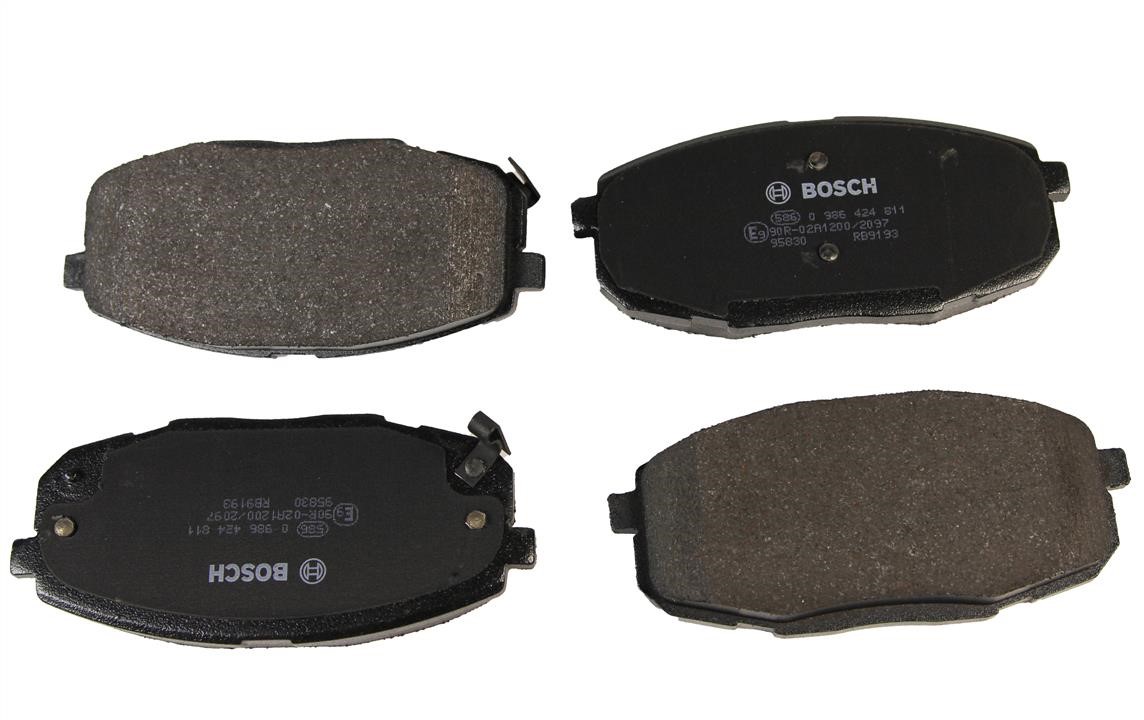 Bosch 0 986 424 811 Brake Pad Set, disc brake 0986424811