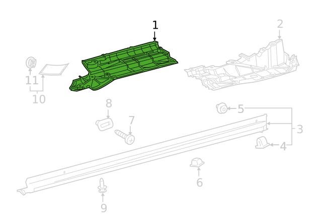 5816542030 Toyota Underbody protection