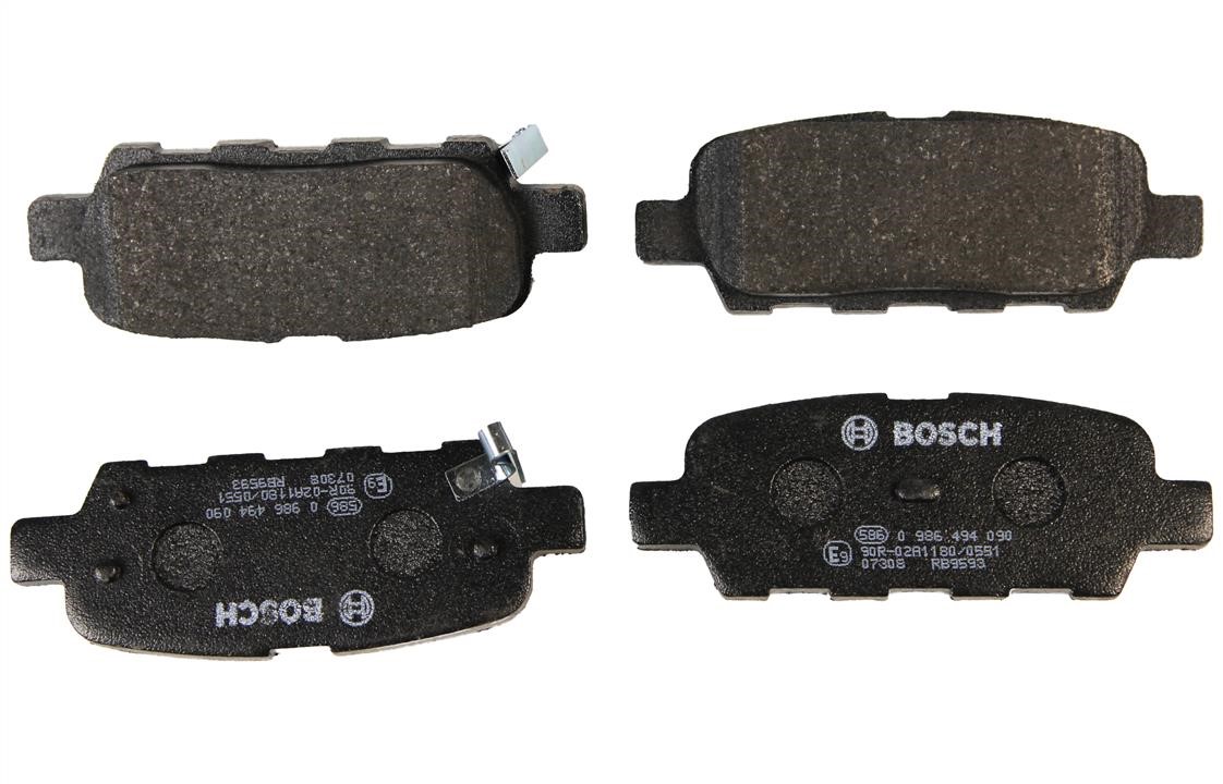 Bosch 0 986 494 090 Brake Pad Set, disc brake 0986494090