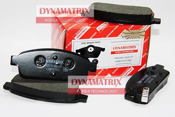 Dynamatrix DBP4263 Brake Pad Set, disc brake DBP4263