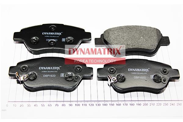 Dynamatrix DBP1920 Brake Pad Set, disc brake DBP1920