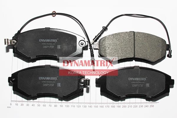 Dynamatrix DBP1737 Brake Pad Set, disc brake DBP1737
