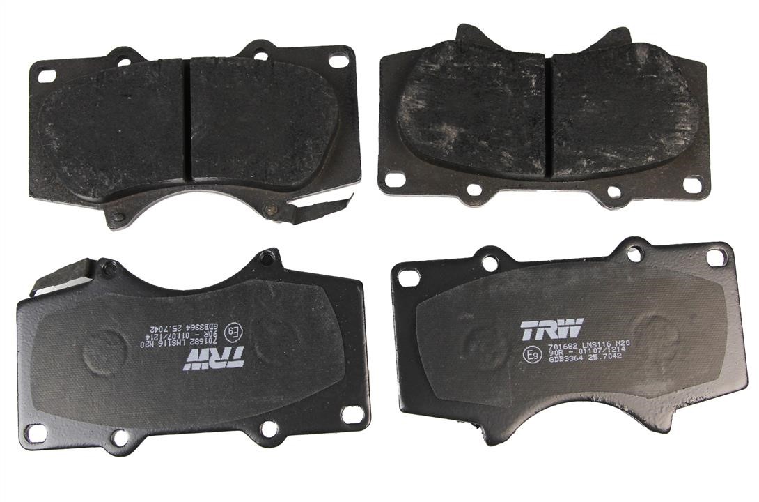 TRW GDB3364 TRW COTEC disc brake pads, set GDB3364