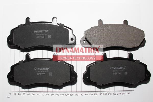 Dynamatrix DBP700 Brake Pad Set, disc brake DBP700