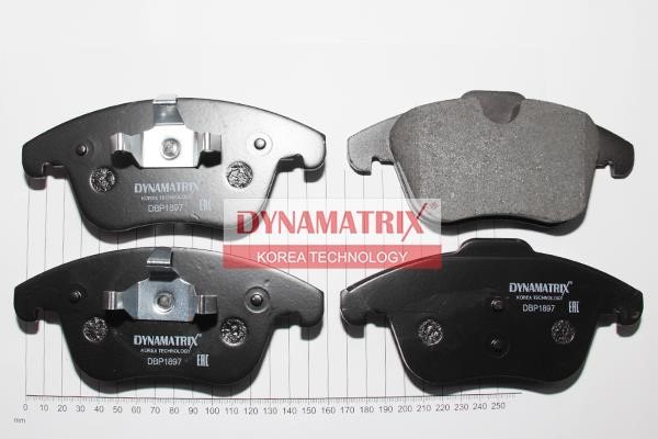 Dynamatrix DBP1897 Brake Pad Set, disc brake DBP1897