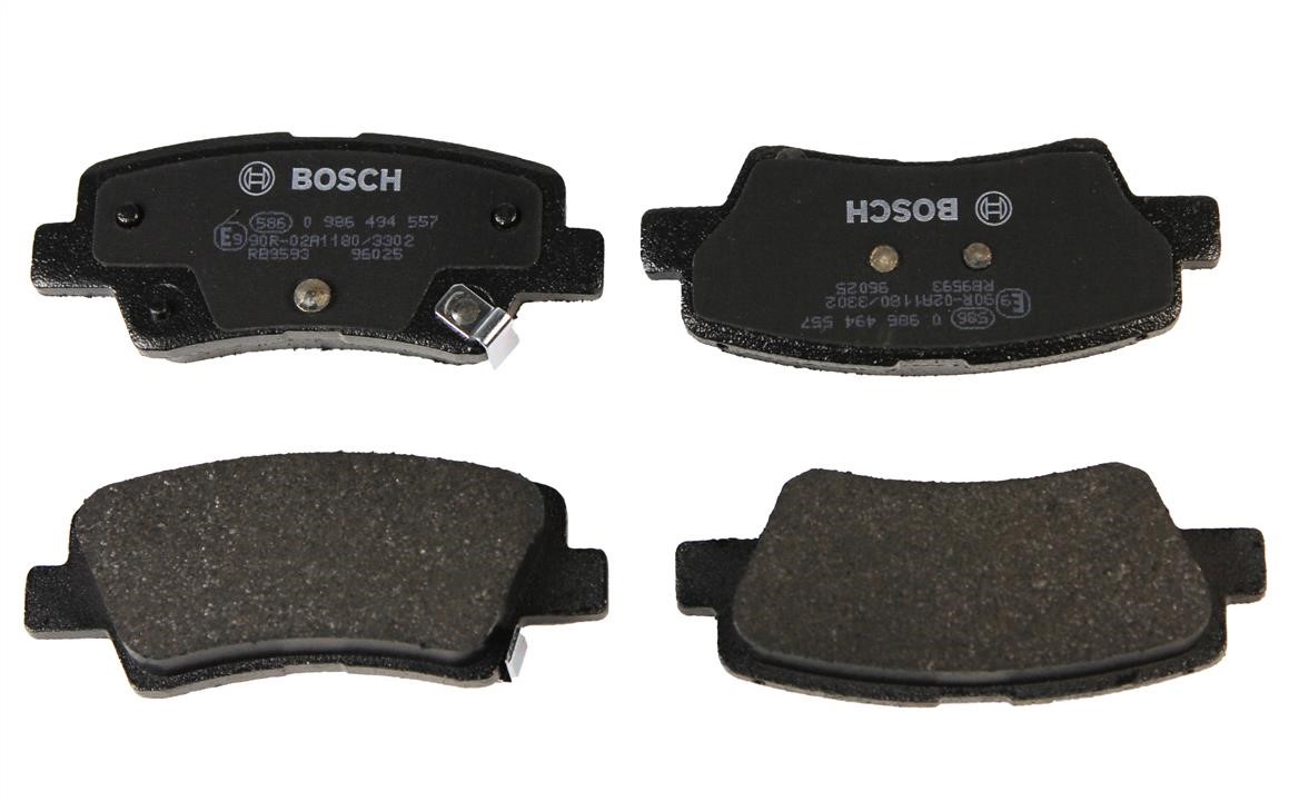 Bosch 0 986 494 557 Brake Pad Set, disc brake 0986494557