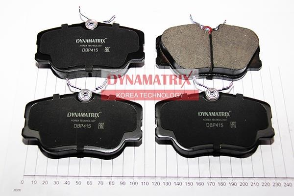 Dynamatrix DBP415 Brake Pad Set, disc brake DBP415