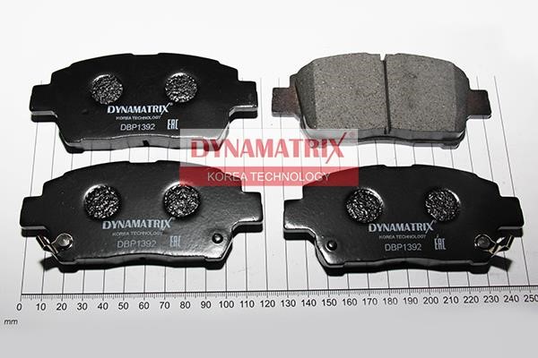 Dynamatrix DBP1392 Brake Pad Set, disc brake DBP1392