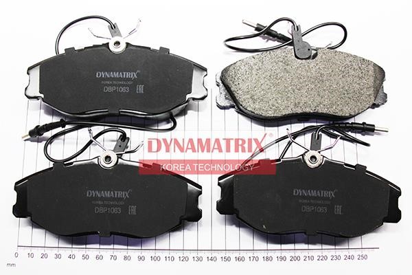 Dynamatrix DBP1063 Brake Pad Set, disc brake DBP1063