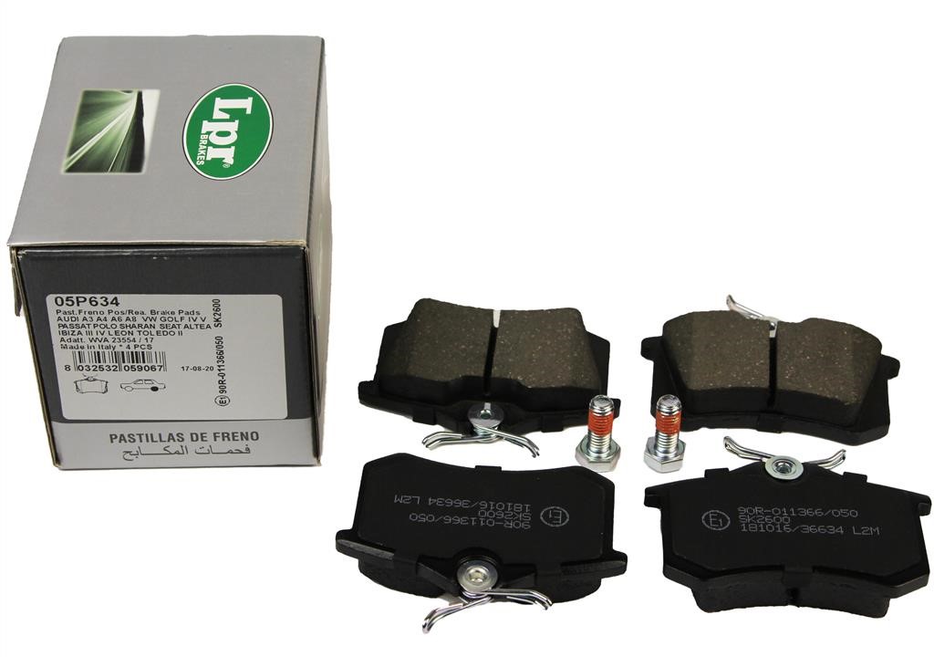 LPR Rear disc brake pads, set – price 44 PLN