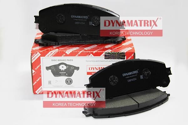 Dynamatrix DBP4354 Brake Pad Set, disc brake DBP4354