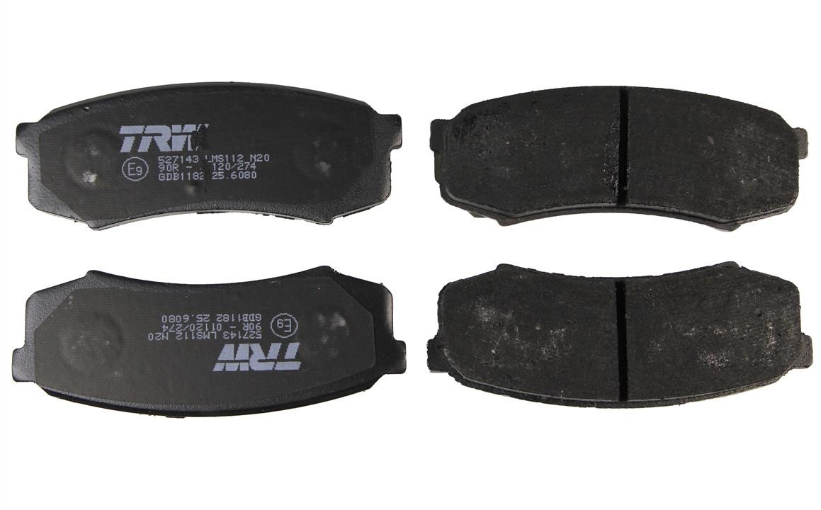 TRW GDB1182 TRW COTEC disc brake pads, set GDB1182