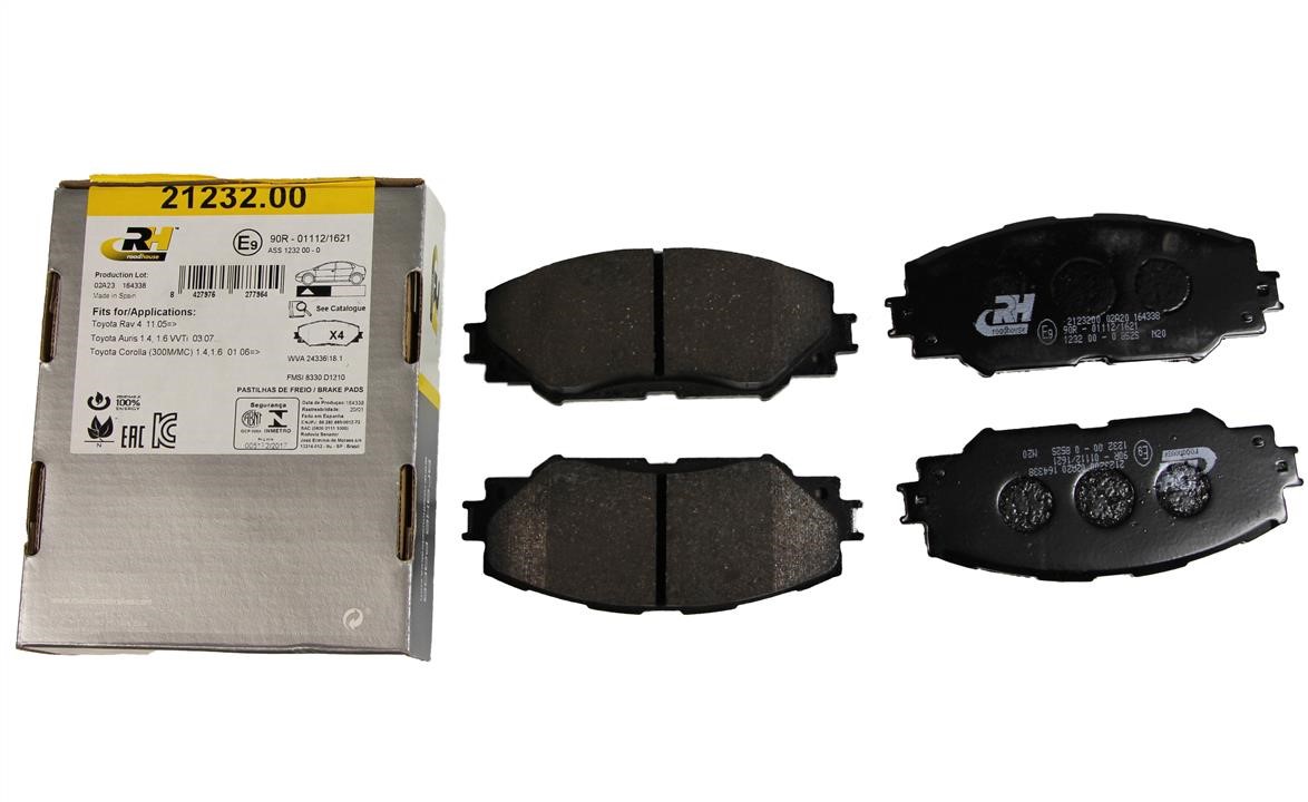 Brake Pad Set, disc brake Road house 21232.00