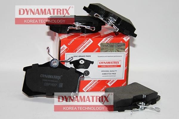 Dynamatrix DBP1637 Brake Pad Set, disc brake DBP1637
