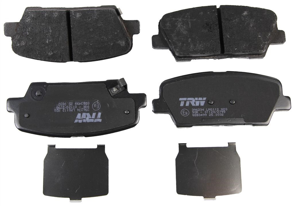TRW GDB3499 TRW COTEC disc brake pads, set GDB3499