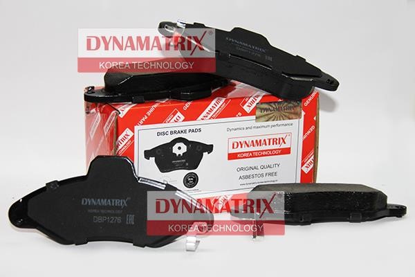 Dynamatrix DBP1276 Brake Pad Set, disc brake DBP1276