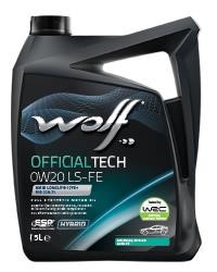 Wolf 8339479 Engine oil Wolf OfficialTech LS FE 0W-20, 5L 8339479
