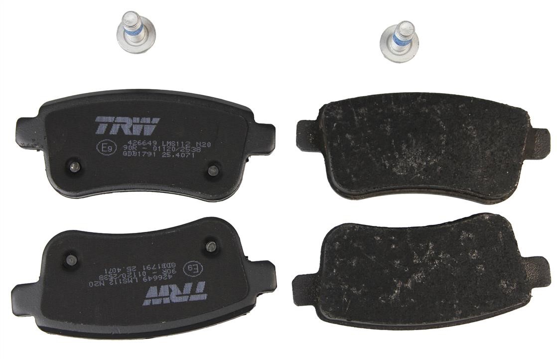 TRW GDB1791 TRW COTEC disc brake pads, set GDB1791