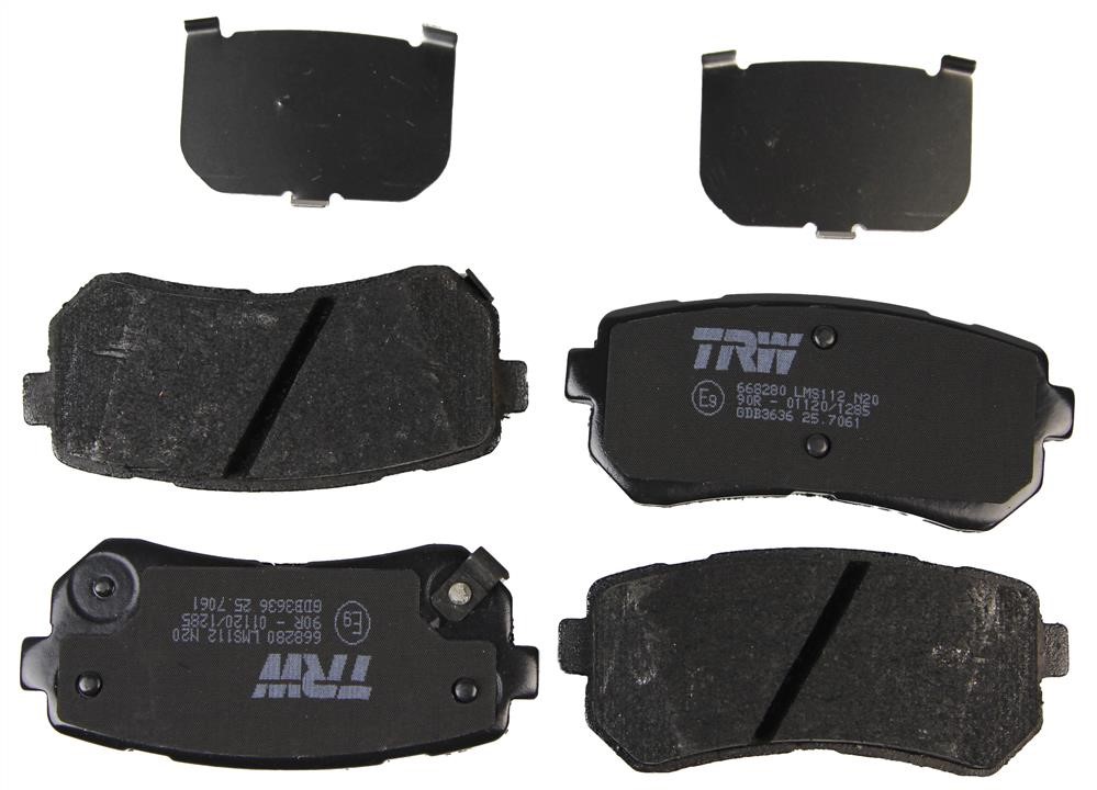 TRW GDB3636 TRW COTEC disc brake pads, set GDB3636