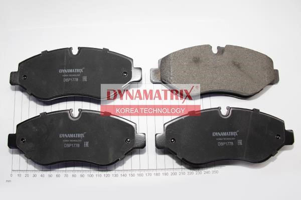 Dynamatrix DBP1778 Brake Pad Set, disc brake DBP1778