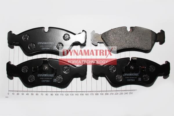 Dynamatrix DBP584 Brake Pad Set, disc brake DBP584