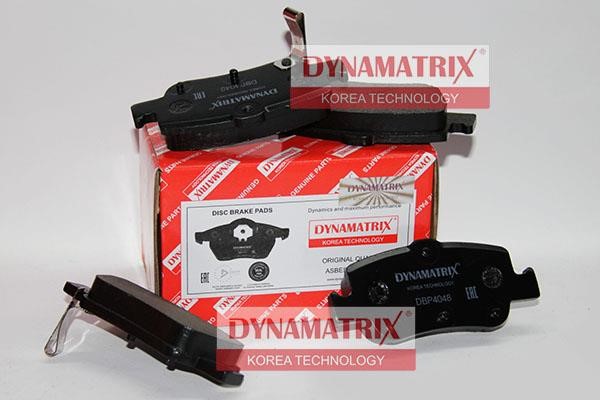 Dynamatrix DBP4048 Brake Pad Set, disc brake DBP4048