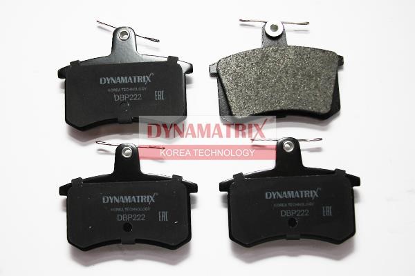 Dynamatrix DBP222 Brake Pad Set, disc brake DBP222