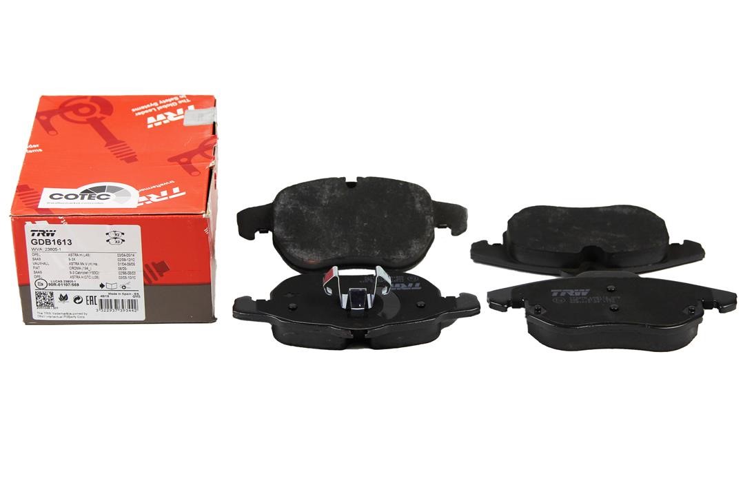 TRW TRW COTEC disc brake pads, set – price 153 PLN