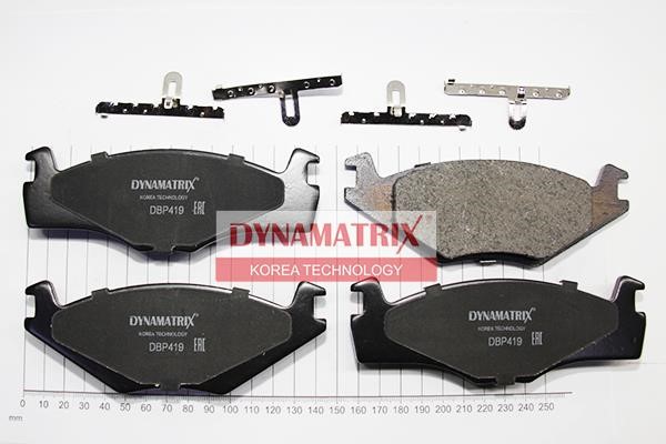 Dynamatrix DBP419 Brake Pad Set, disc brake DBP419