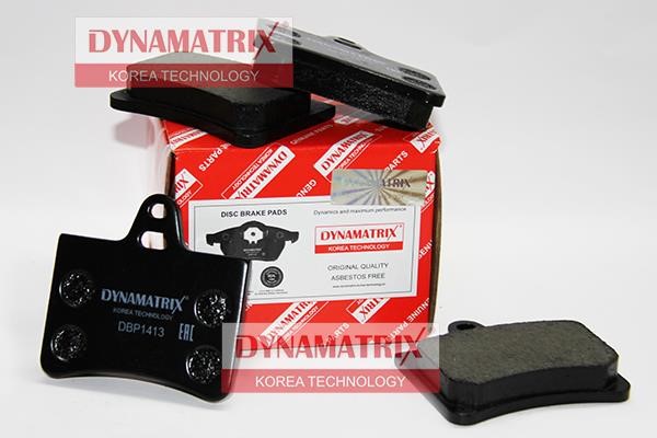 Dynamatrix DBP1413 Brake Pad Set, disc brake DBP1413