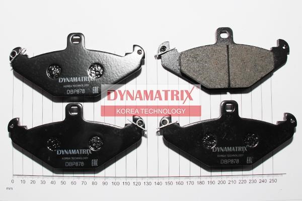 Dynamatrix DBP878 Brake Pad Set, disc brake DBP878