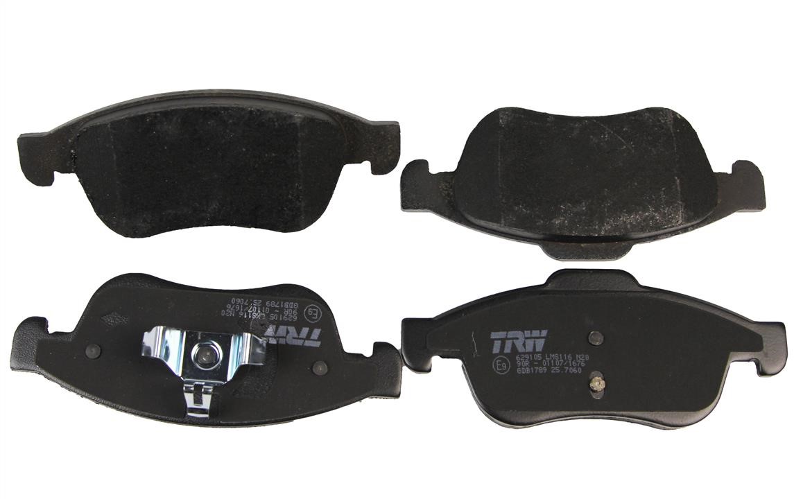 TRW GDB1789 TRW COTEC disc brake pads, set GDB1789
