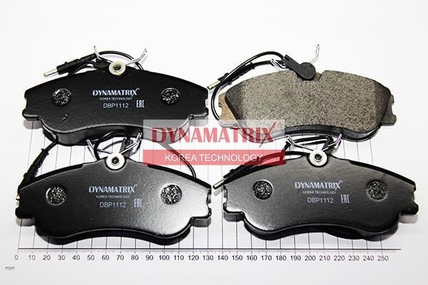 Dynamatrix DBP1112 Brake Pad Set, disc brake DBP1112