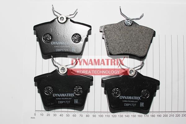 Dynamatrix DBP1727 Brake Pad Set, disc brake DBP1727