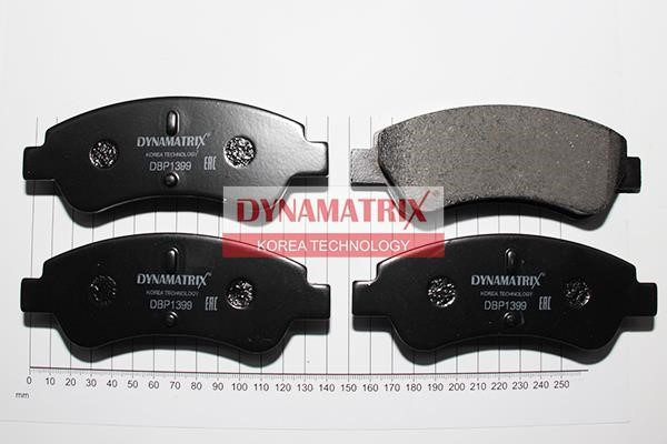 Dynamatrix DBP1399 Brake Pad Set, disc brake DBP1399