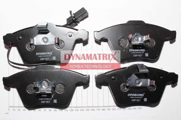 Dynamatrix DBP1827 Brake Pad Set, disc brake DBP1827