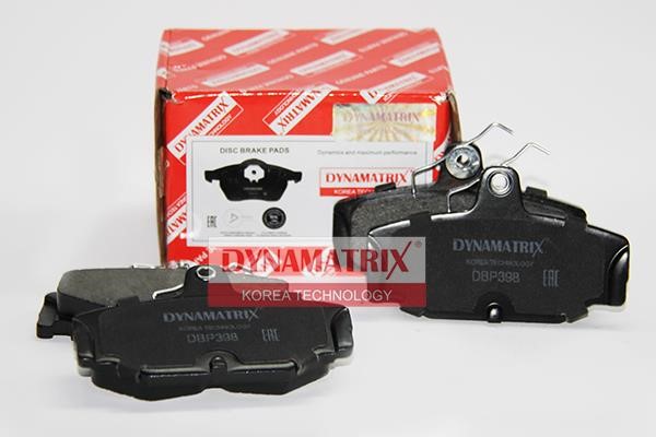 Dynamatrix DBP398 Brake Pad Set, disc brake DBP398