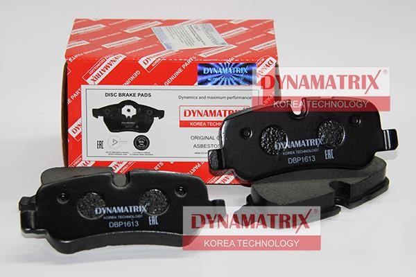 Dynamatrix DBP1613 Brake Pad Set, disc brake DBP1613